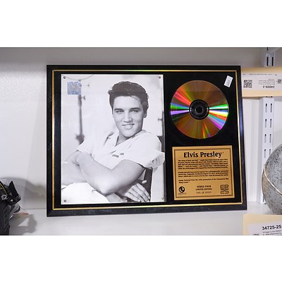 Elvis Presley EP 25 Series Four Limited Edition CD & Photographic Memorabilia - 793/1000