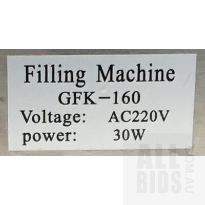 Liquid Filling Machine GFK-160, V8 V31 Rim 19x8.5 and 15Amp Electrical Test Equipment