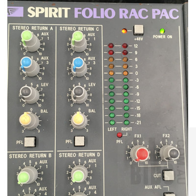 Folio Spirit Rac Pac Mixer In Hard Road Case