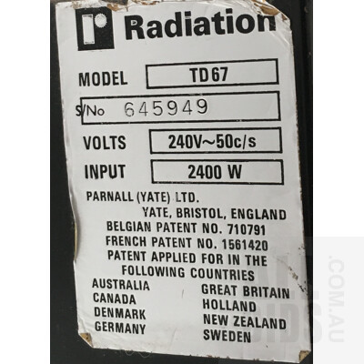 Vintage Radiation TD67 Clothes Dryer