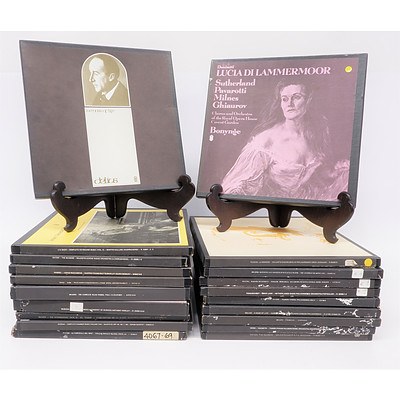 Quantity of Approximately 20 Box Set Vinyl LP Records Including Haydn, Delius, Handel