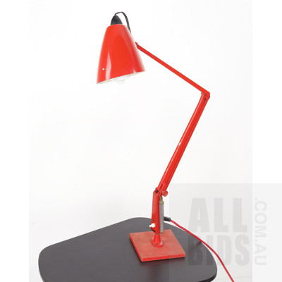 Retro Red Planet Studio K Adjustable Desk Lamp