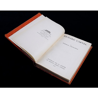 Vintage Book 'Richard Carvel' by Winston Churchill - Caravan Library Edition 1928