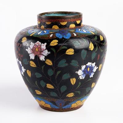 Vintage Japanese Cloisonne Vase