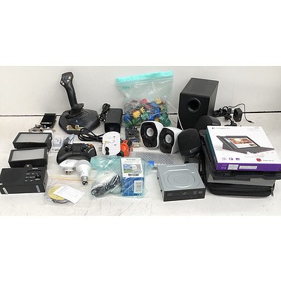 Bulk Lot of Assorted Computer & Electrical Items - Microsoft Surface Accessories, Speakers and Radios