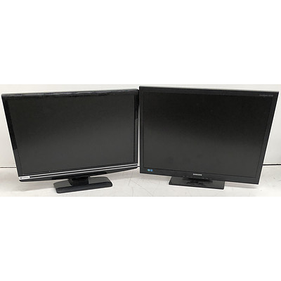 Samsung S24A450BW 24-Inch LCD Monitor & Gateway FHX2300 23-Inch Full HD (1080p) LCD Monitor