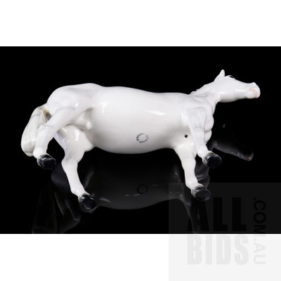 Beswick Porcelain White Horse Statue