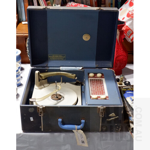 Vintage HMV Nippergram Portable Radio/Record Player