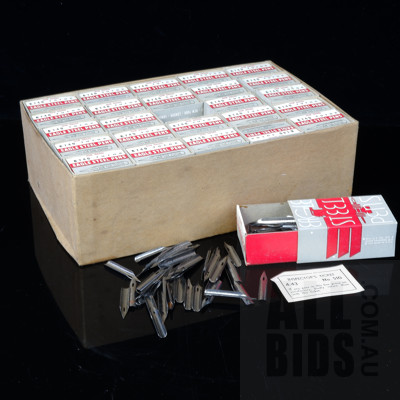 25 Boxes of 1444 Eagle E-740 'Tutor' Medium Fine Point Steel Pen Nibs
