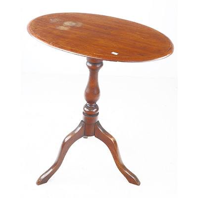 Antique Mahogany Occasional Table on Tripod Base Circa 1860