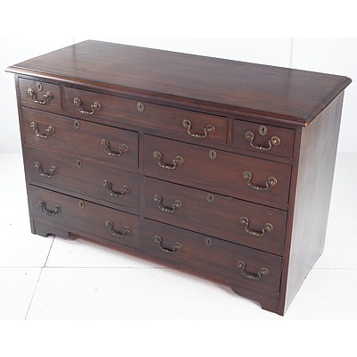Antique Style Nine Drawer Chest