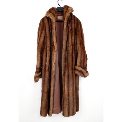 Vintage B. M. Bennet England Full Length Fur Coat