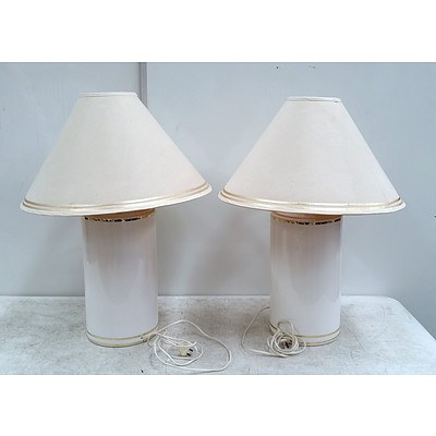 Bed Side Table Lamps - Lot Of Two