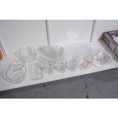 Assorted Crystal and Glass Bowls, Comports and Dishes including Kosta Boda