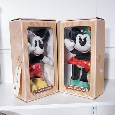Australia Post Classic Collection Mickey & Minnie Mouse Plush 'The Barn Dance Toys' Limited Edition 311/5000