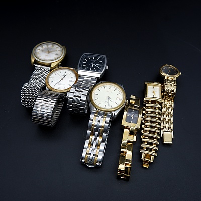 Collection of Ladies and Gents Watches, Seiko, Citizen, and More