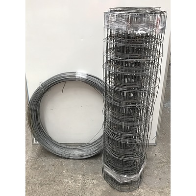 Large Roll Of Wire and Roll Of Square Fencing Wire