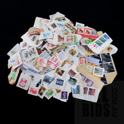 Collection of Australian and International Stamps with Various Over Stamps