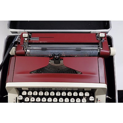 Vintage Royal Precision Portable Typewriter with Case