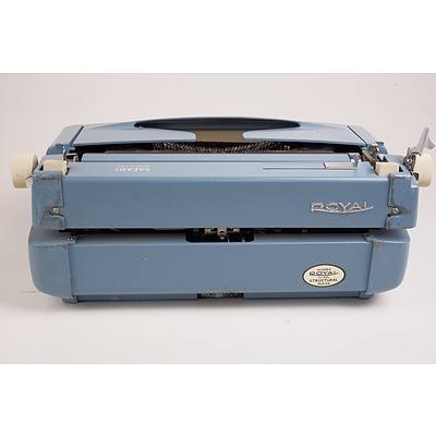 Vintage Royal Safari Portable Typewriter with Case