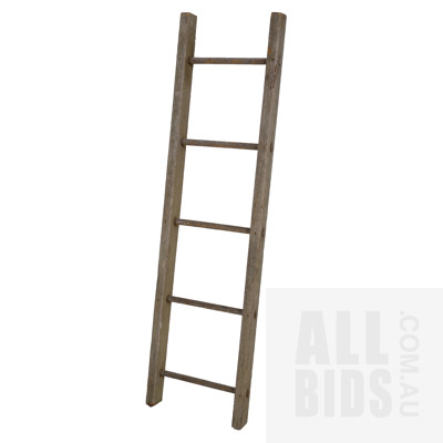 Rustic Hardwood Ladder