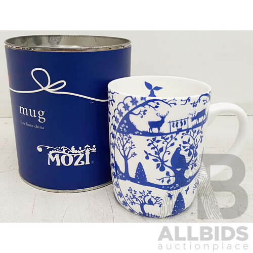 Mozi Fine Bone China Mugs - Lot of 7