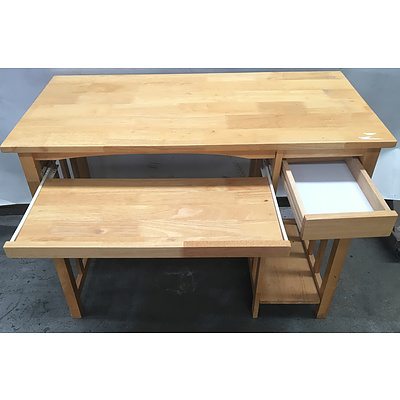 Timber Computer Desk