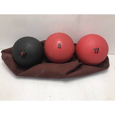 Morgan 4,6 and 10kg Medicine Balls