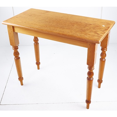 Edwardian Kauri Pine Hall Table