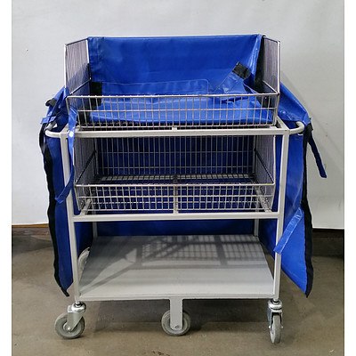 3 Tier Library Trolley