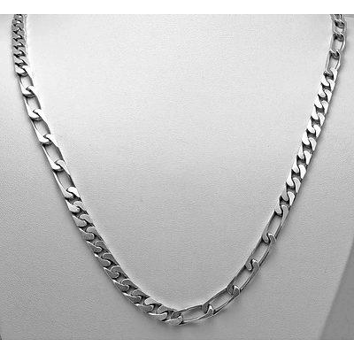 Sterling Silver Chain, Italian, Double Length & Very Heavy Links