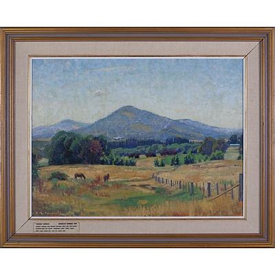 Douglas Dundas (1900-1981), Mount Ainslie 1957, Oil on Canvas