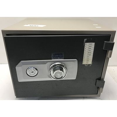 Key and Combination Fireproof Safe
