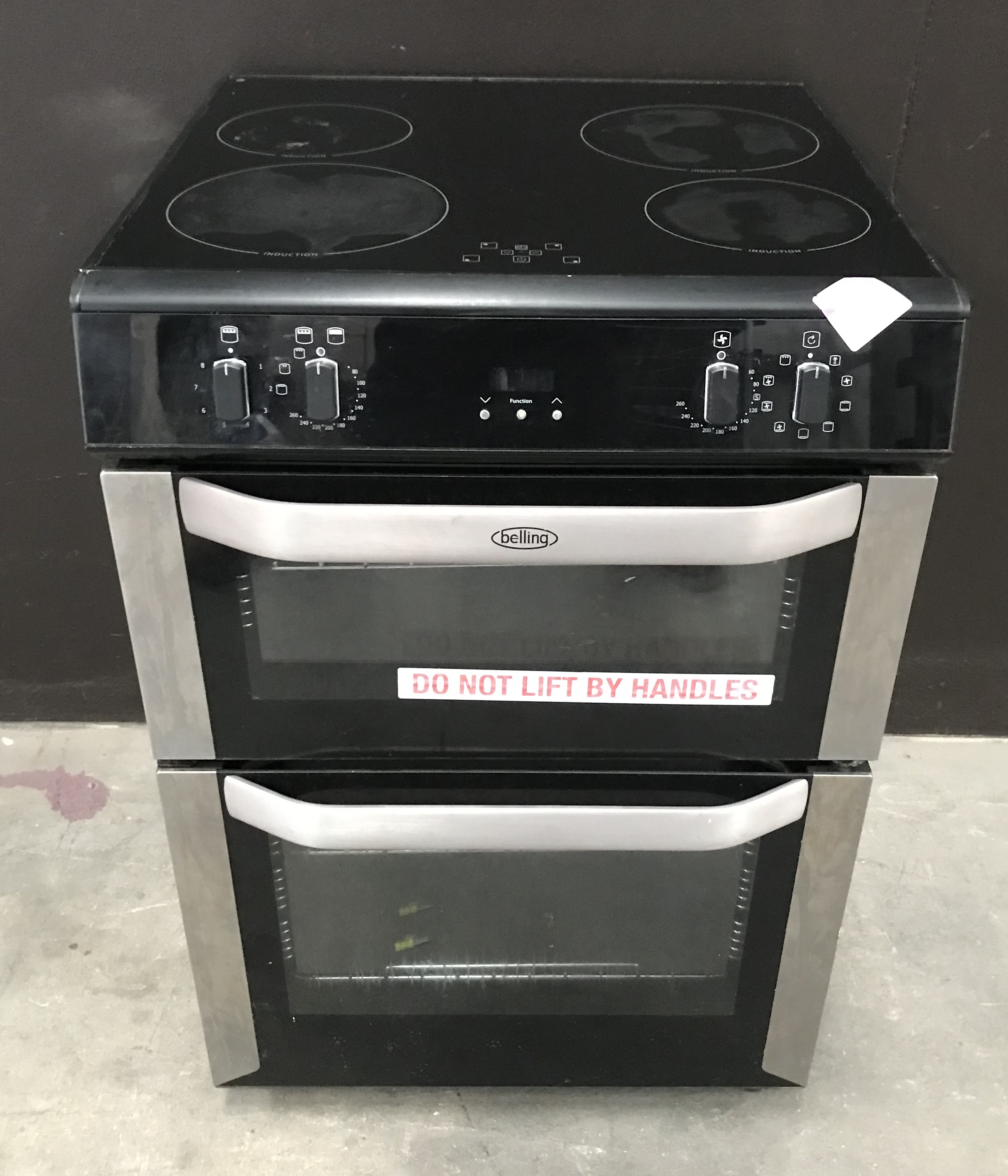 Belling 600mm induction on sale freestanding cooker