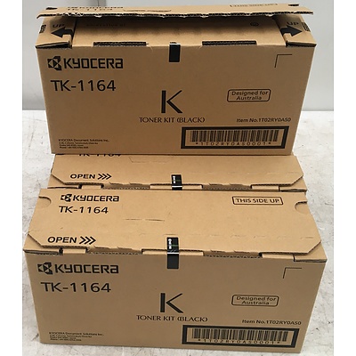 Lot Of 4 Kyocera Black Toner Kits