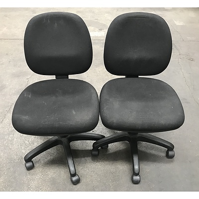 Office Desk Chairs -Lot Of Two