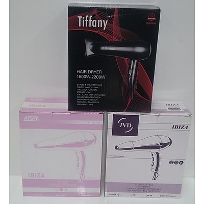 Assorted Boxed Hair Dryers