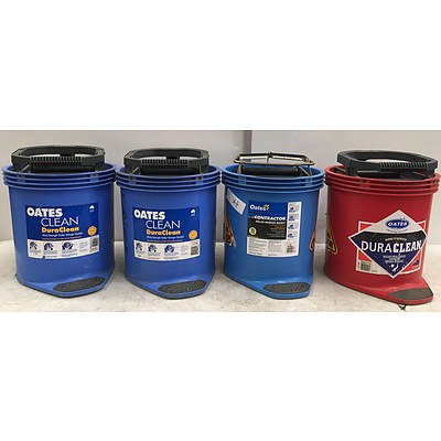 Commercial Mop Buckets- Lot Of 4