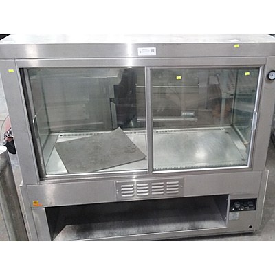 Koldtech KT.SQHCD.15  Glass Heated Food Display Cabinet –