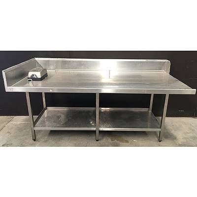 Stainless Steel Preparation End Bench