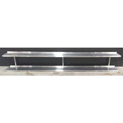 Stainless Steel Wall Mounted Shelving