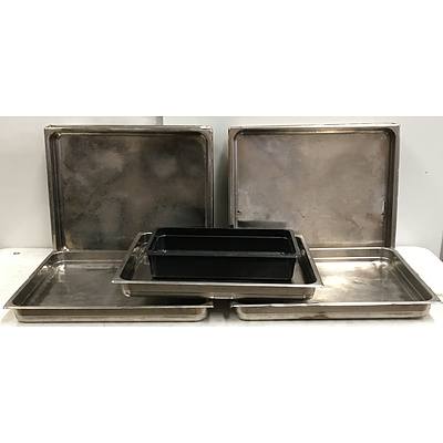 Stainless Steel Food Preparation Trays