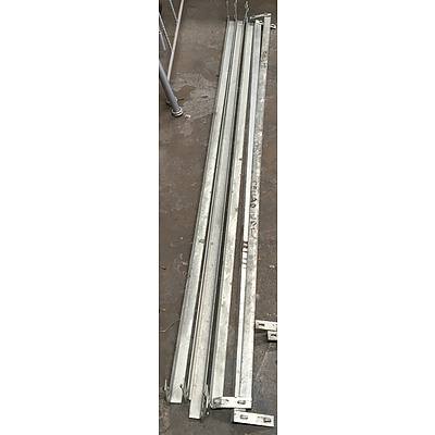 Assorted Lot Of Shelving Components