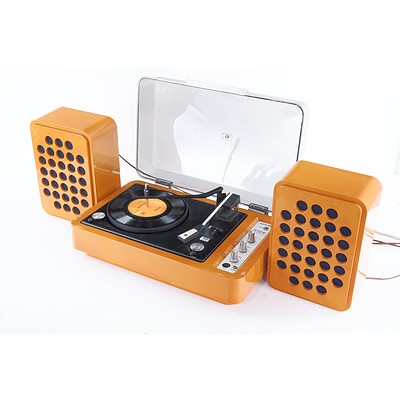 Astor Rebel Stereo Record Player with Speakers, Circa 1970s