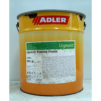 18 Litre Drum of Adler Lignovit Interior Protect Finish - New