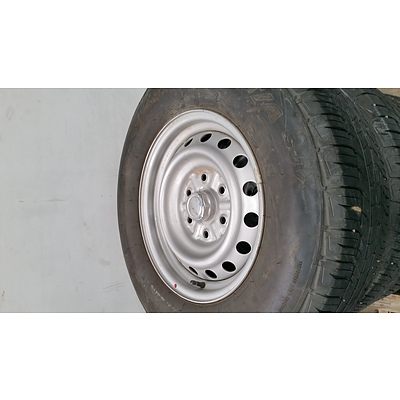 16 Inch  Rims With Tyres - Lot of Four