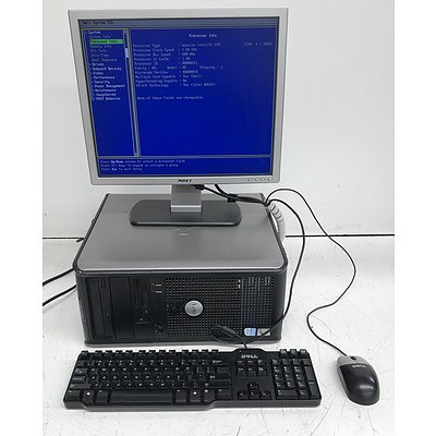 Dell OptiPlex 755 Intel (2140) 1.60GHz CPU Desktop Computer w/ Dell (SE197FPf) 19-Inch LCD Monitor