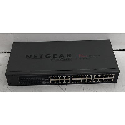 NetGear (JGS524E) ProSafe Plus Switch 24-Port Gigabit Switch