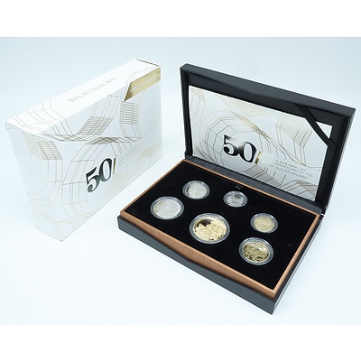 RAM 50th Anniversary of The Royal Australian Mint 2015 Six Coin Proof Set