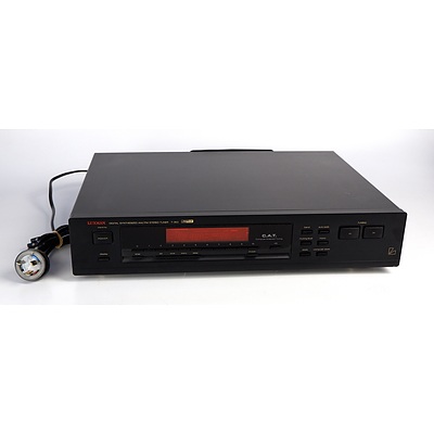 Vintage Luxman DZ-111 Compact Disc Player and T-353 Stereo Tuner and Nakamichi BX-125 Cassette Deck